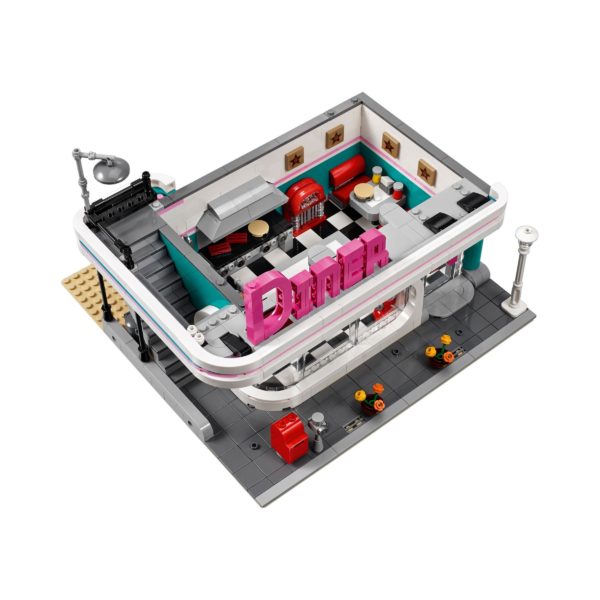 Das LEGO Set Amerikanisches Diner-4