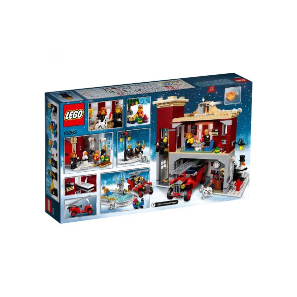 Das LEGO Set Winterliche Feuerwehrstation-2