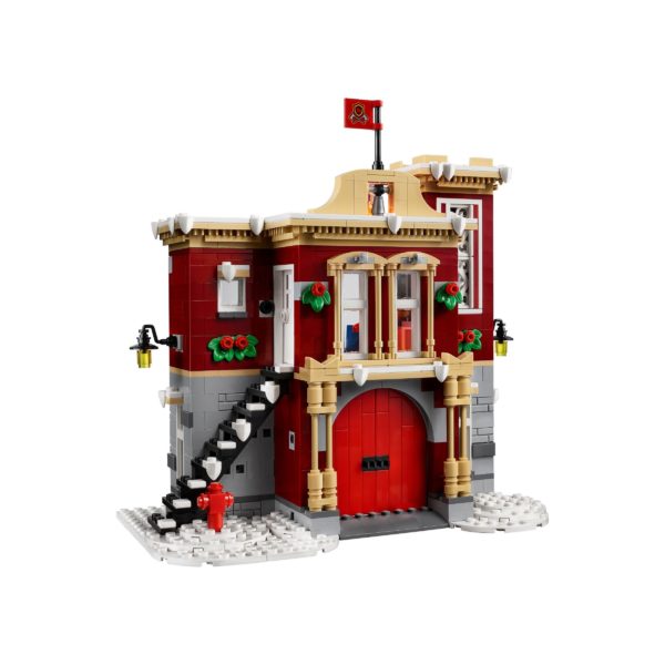 Das LEGO Set Winterliche Feuerwehrstation-4