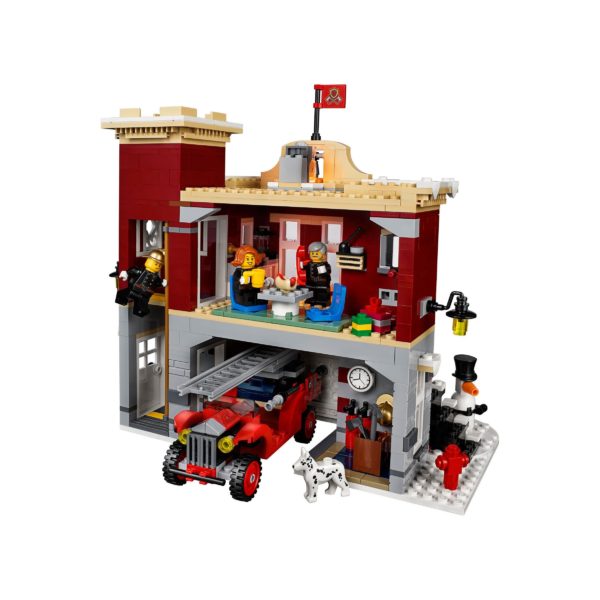 Das LEGO Set Winterliche Feuerwehrstation-5