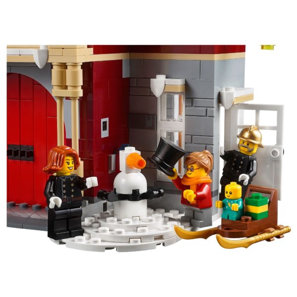 Das LEGO Set Winterliche Feuerwehrstation-7