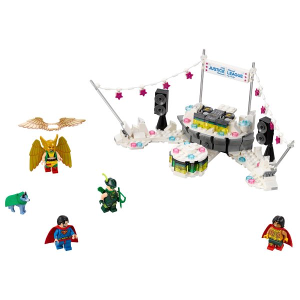 Das LEGO Set The Justice League Anniversary Party-2