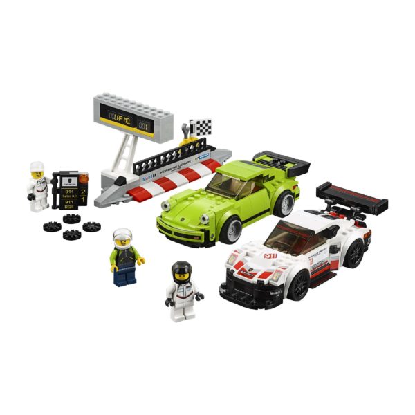 Das LEGO Set Porsche 911 RSR & Porsche 911 Turbo-3