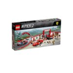 Das LEGO Set Ferrari Garage Ferrari 250 GTO & Ferrari 488 GT-1