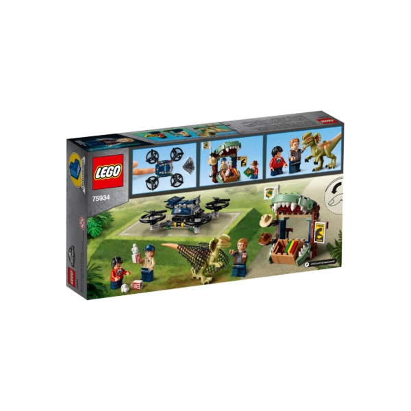 Das LEGO Set Dilophosaurus auf der Flucht-5