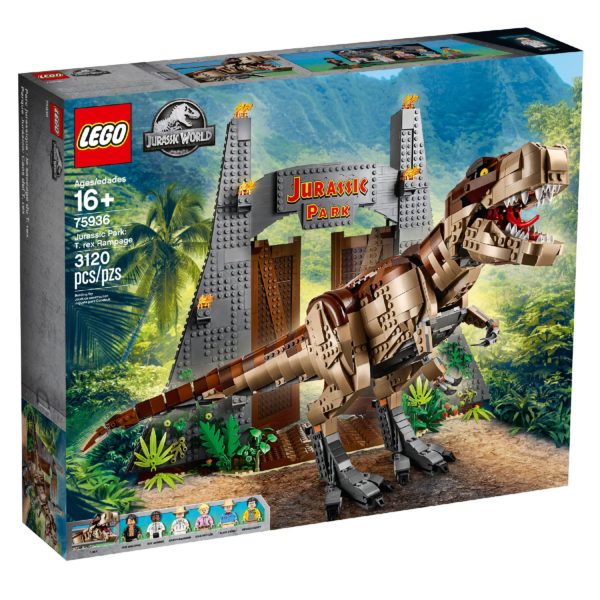 Das LEGO Set Jurassic Park: T. Rexs Verwüstung-1