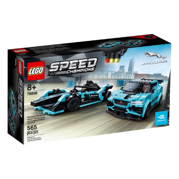 Das LEGO Set Formula E Panasonic Jaguar Racing GEN2 car & Jaguar I-PACE eTROPHY-1