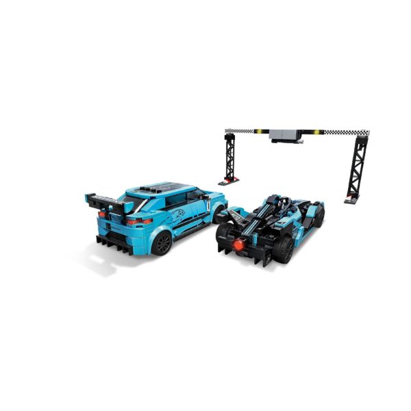 Das LEGO Set Formula E Panasonic Jaguar Racing GEN2 car & Jaguar I-PACE eTROPHY-4